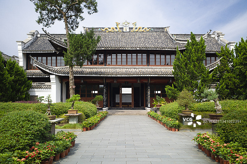 2011-10-23中国，浙江省，宁波市，奉化蒋氏故居图片素材