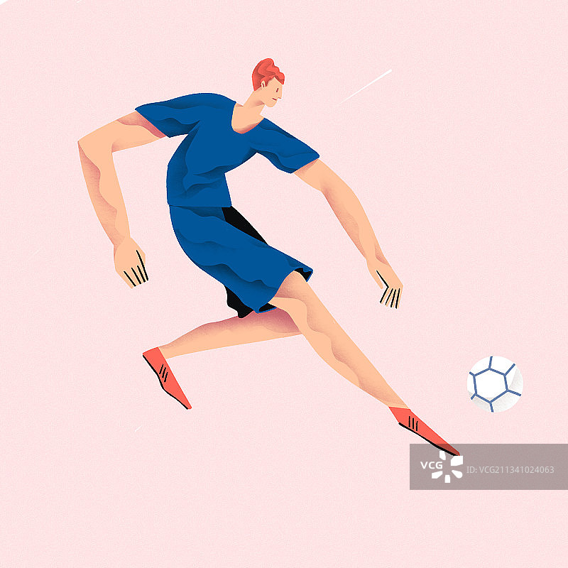 踢足球的运动员图片素材
