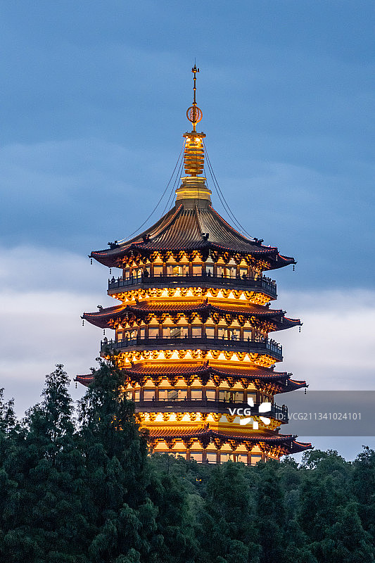 杭州雷峰塔图片素材