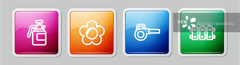 用于肥料花卉的园林喷雾器图片素材