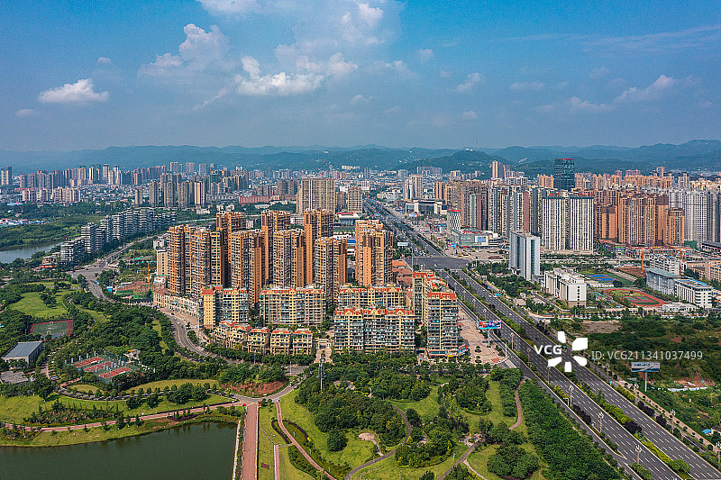 仁寿县新城图片素材