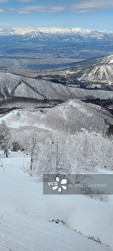 雪景航拍图片素材