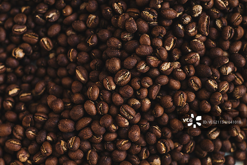 咖啡豆的完整画面，泰国清迈图片素材