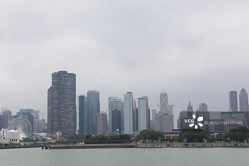 芝加哥天际线图片素材