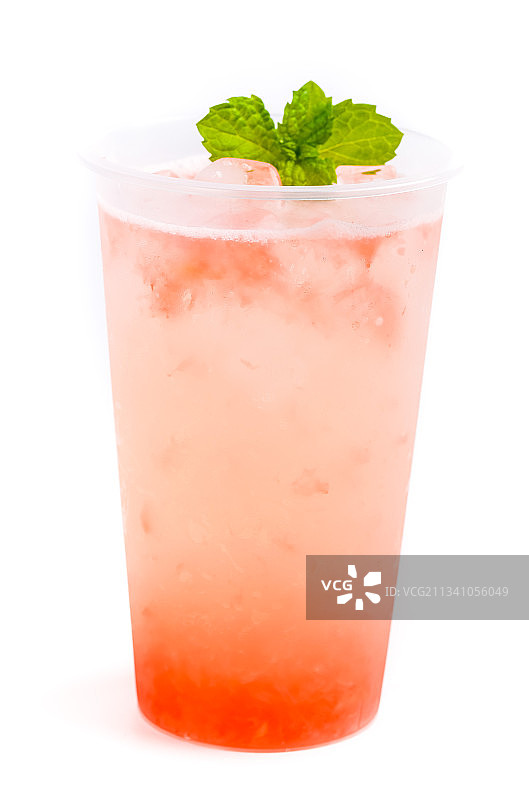 杯子里装着西柚果汁图片素材