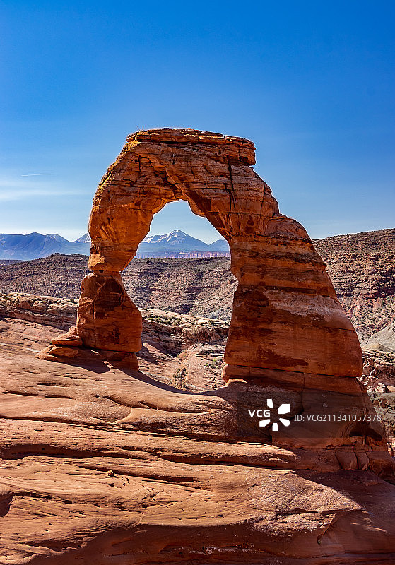 犹他州摩押岩石地貌景观图片素材