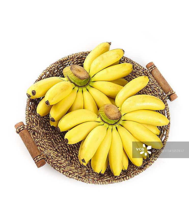 篮子里装着小香蕉图片素材