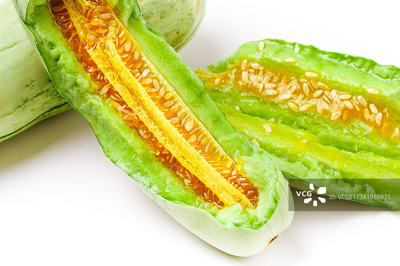 白底上摆放着羊角蜜图片素材