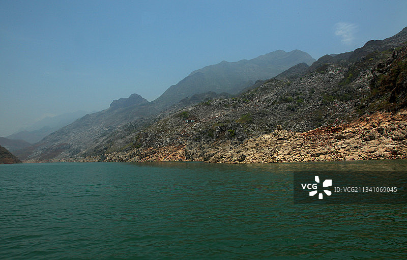 中国贵州六盘水六枝特区牂牁江牂牁湖风光图片素材