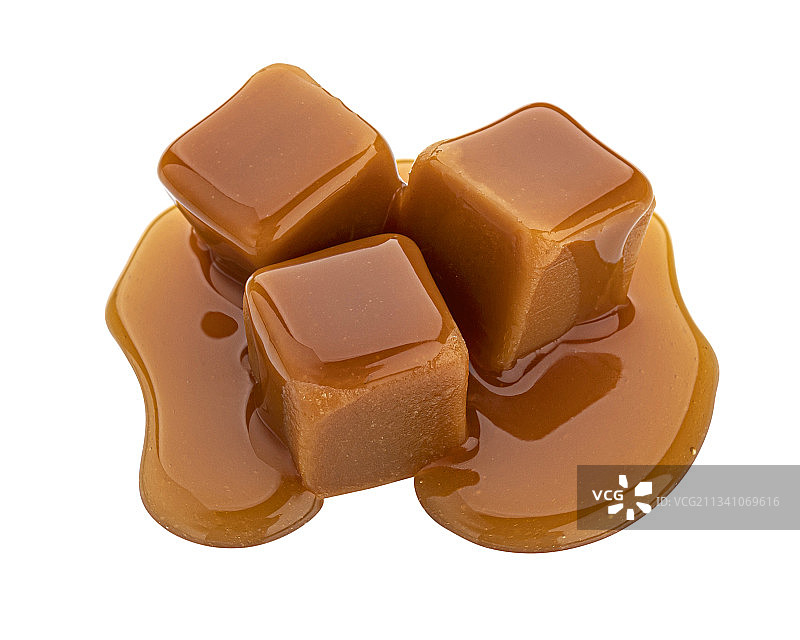 白色背景上的巧克力特写图片素材