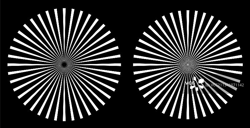 射线光束元素，旭日形，星爆形状图片素材