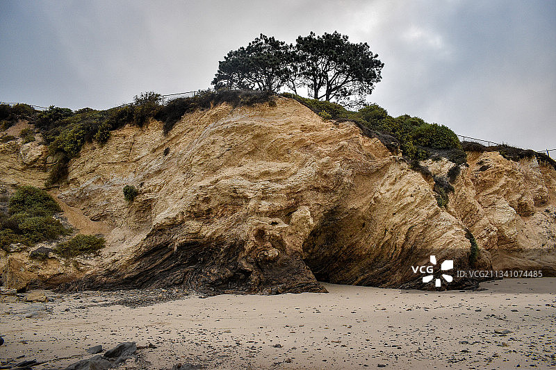 美国小科罗纳德尔玛海滩 Rocks 风景图片素材