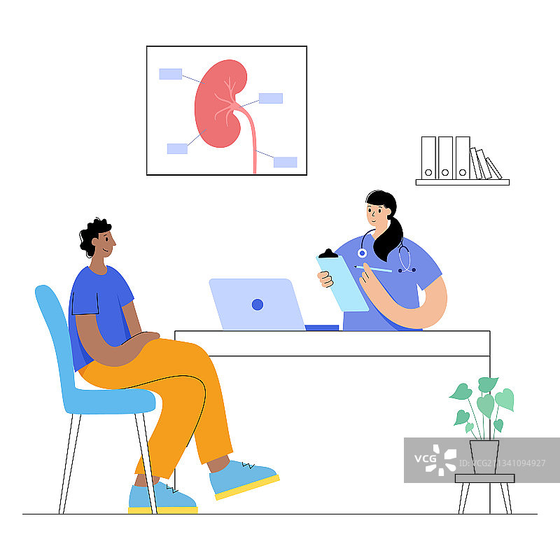 肾脏疾病概念图片素材