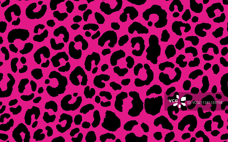 抽象现代豹纹动物无缝隙图片素材