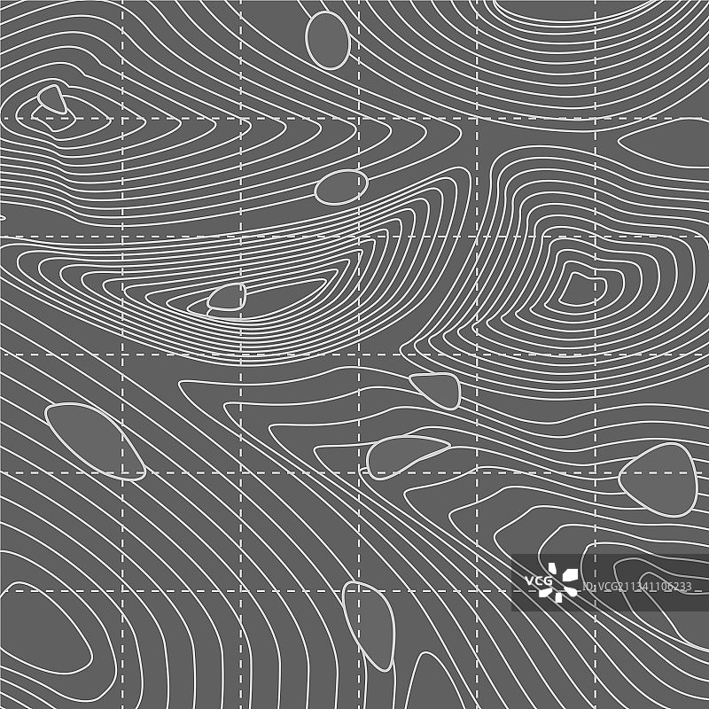 白色与灰色抽象等高线地图图片素材