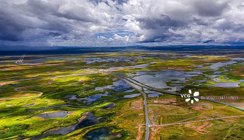 黄河源湿地风光图片素材