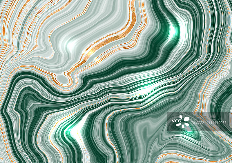 金色大理石与绿色搭配图片素材