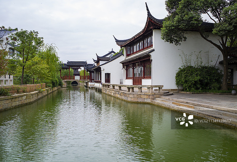 2011-10-26中国，江苏省，苏州市，吴江，静思园图片素材