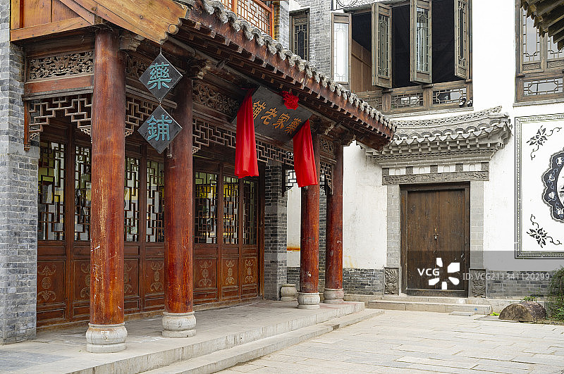 2011-10-27中国，山东省，枣庄市，台儿庄古城图片素材