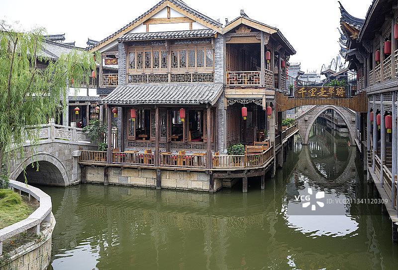 2011-10-27中国，山东省，枣庄市，台儿庄古城图片素材