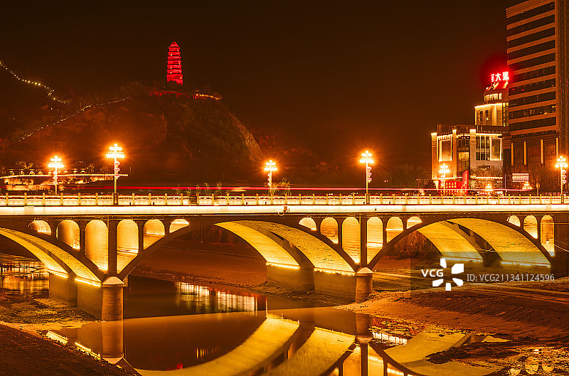 延河桥图片素材
