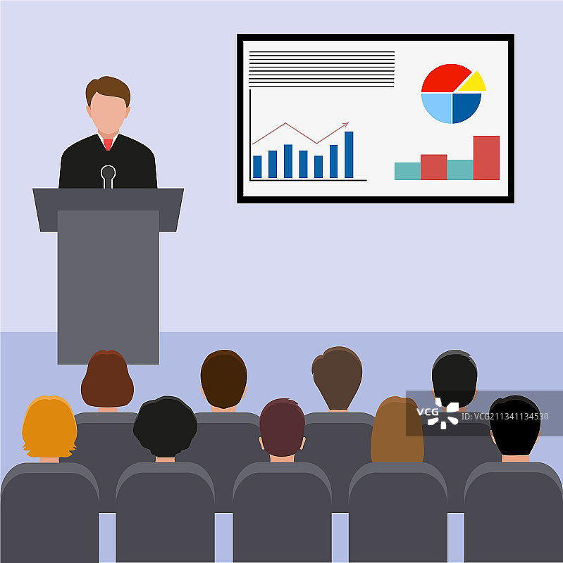 商务研讨会演讲者销售和电子商务图片素材