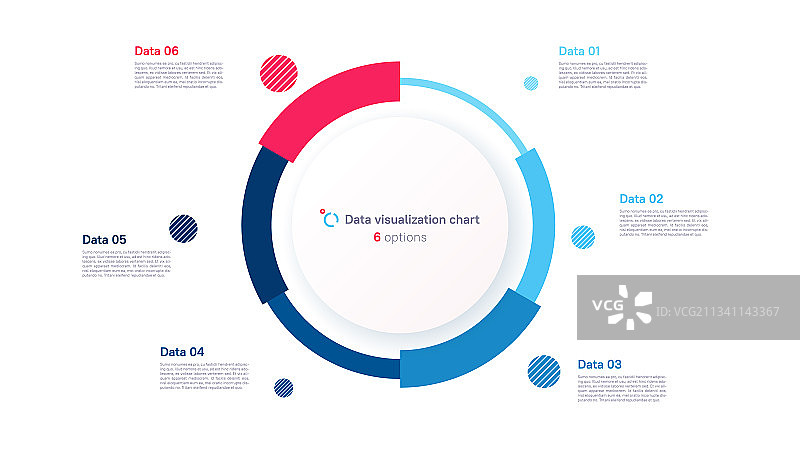 饼状图信息图表模板图片素材