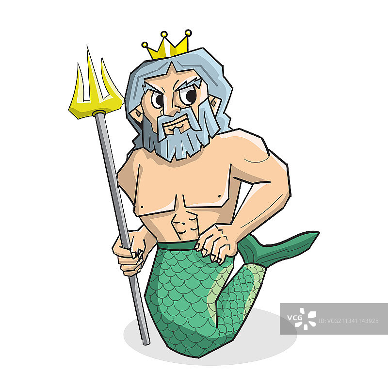 传说中的波塞冬角色图片素材