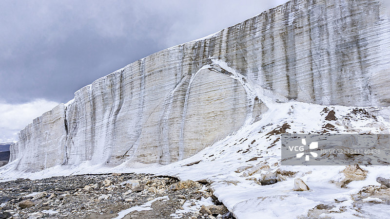 青海八一冰川图片素材