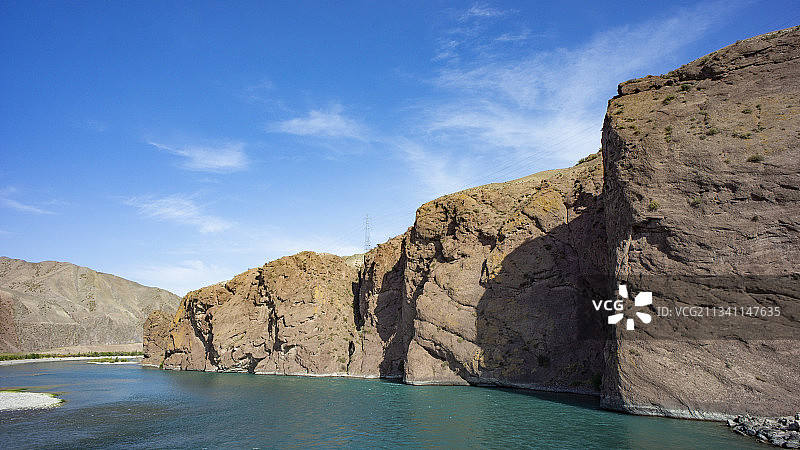 独库公路风光图片素材