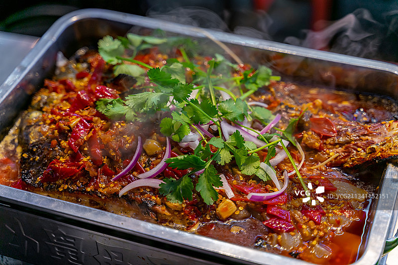 万州烤鱼图片素材