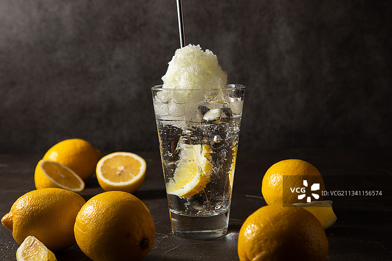 柠檬海波图片素材