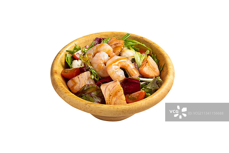 海鲜沙拉图片素材