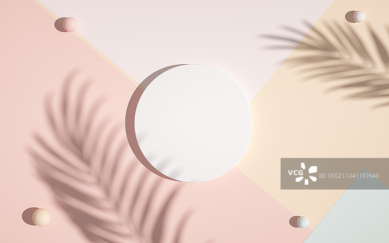 俯视产品展台三维图形背景图片素材