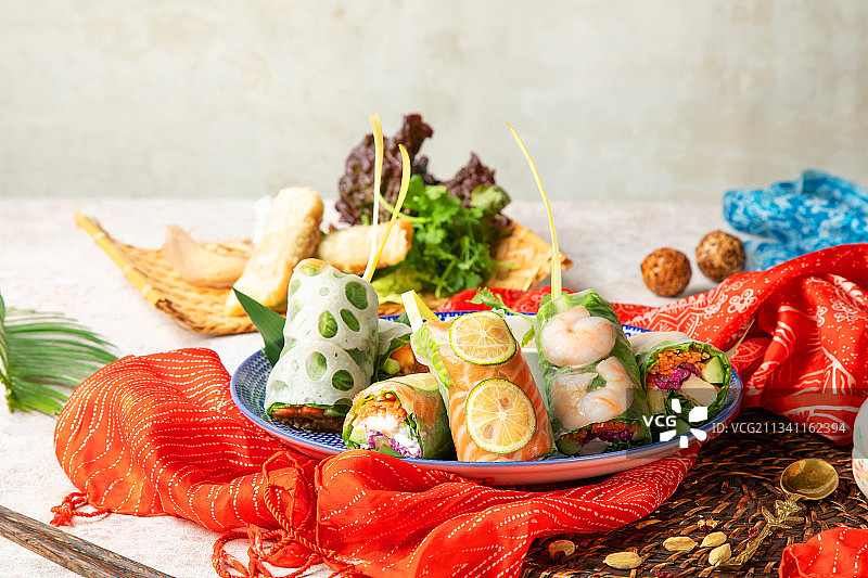 越南春卷图片素材