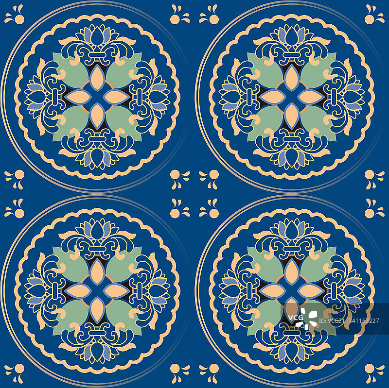 无缝花纹艺术背景图片素材