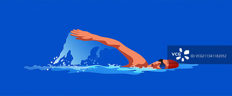 自由泳图片素材