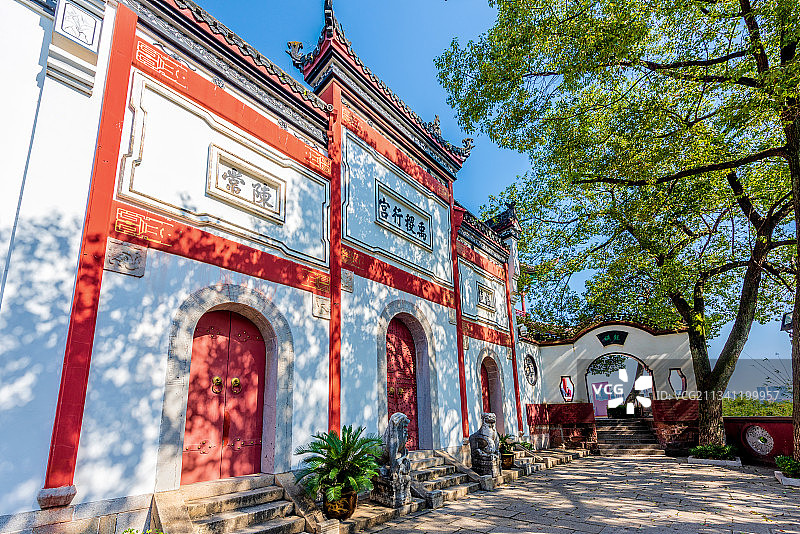 中国湖北武汉晴川阁景区禹稷行宫图片素材