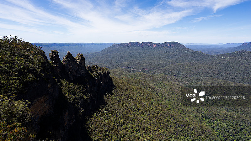 澳大利亚新南威尔士州卡图巴山脉风光图片素材
