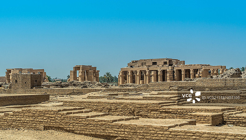 埃及卢克索哈特谢普苏特女王神殿图片素材
