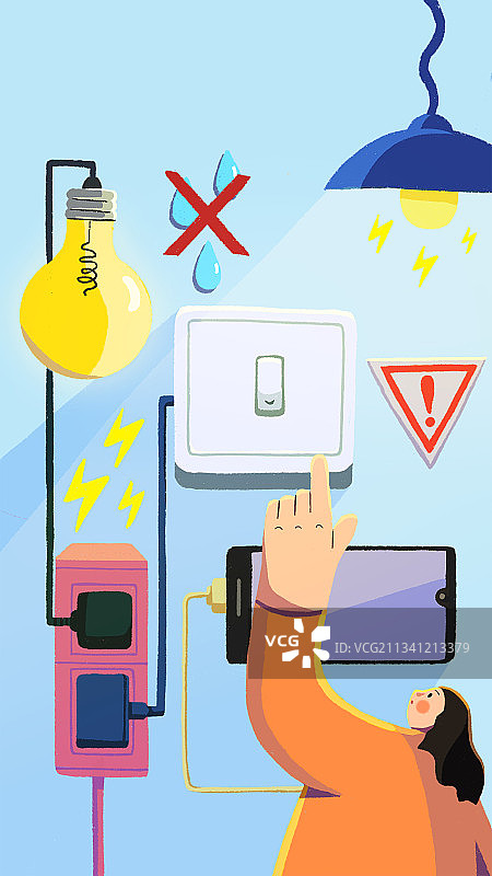 安全用电图片素材