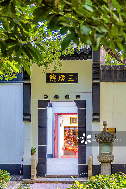 中国湖北武汉归元禅寺三塔院图片素材