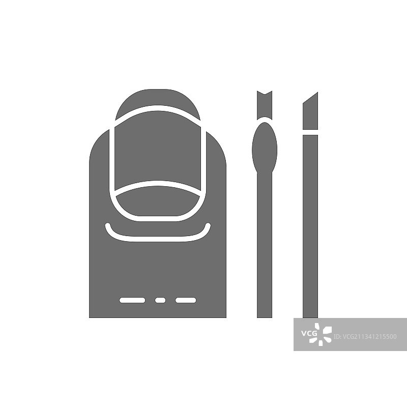 用于去除角质的美甲工具，美甲沙龙图片素材