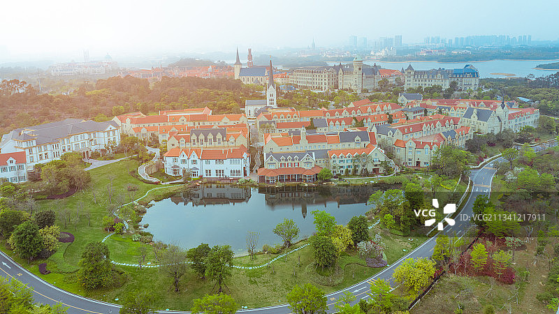 松山湖华为欧洲小镇图片素材