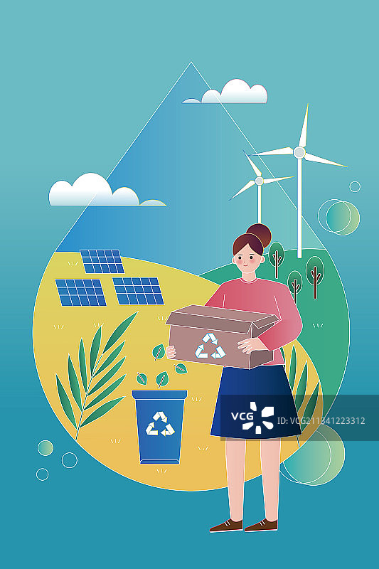 环保垃圾分类图片素材