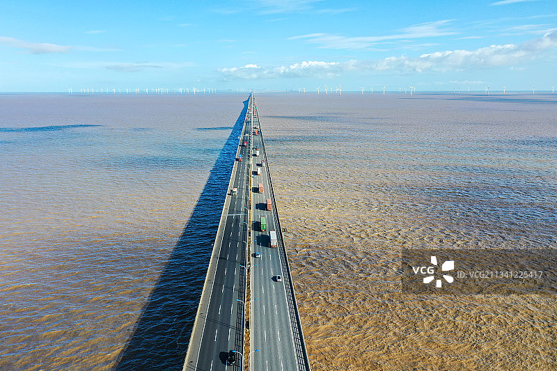 上海东海大桥图片素材