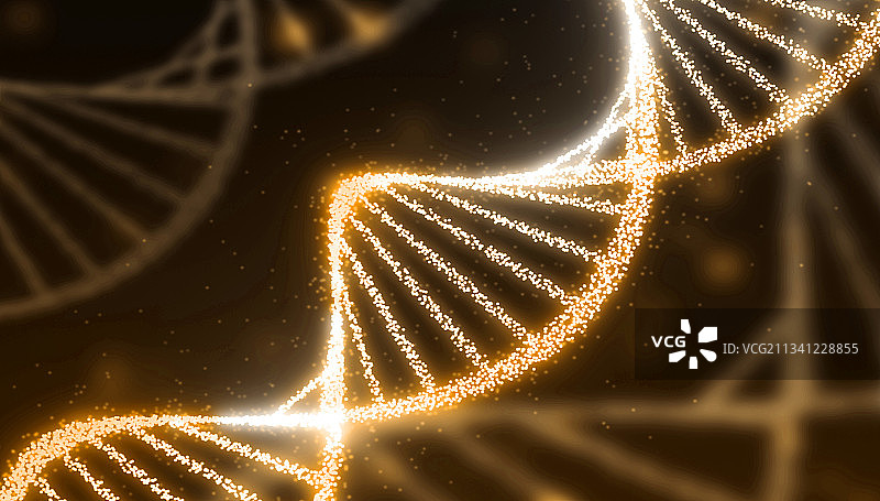 酷炫脱氧核糖核酸双螺旋插画图片素材