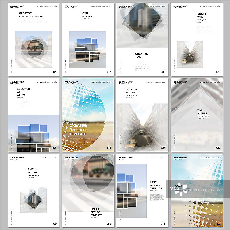 A4宣传册封面设计模板图片素材