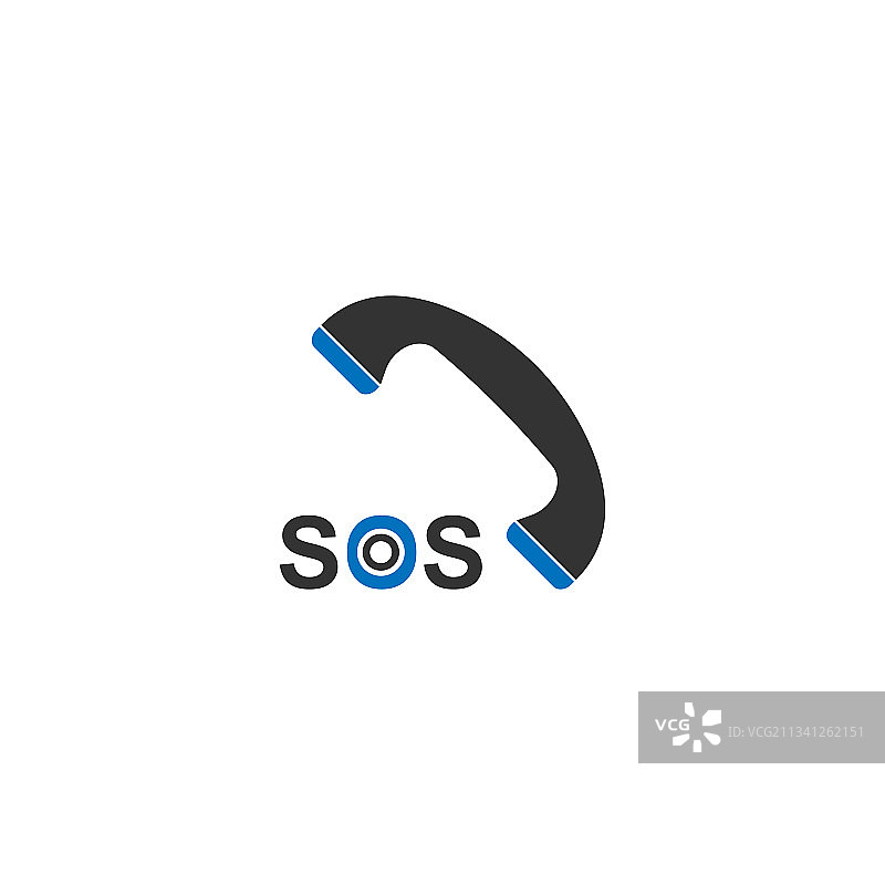 SOS符号图标设计概念模板图片素材