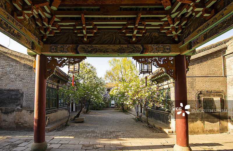 2013-04-06中国，山西省，晋中市，太谷县，孔祥熙宅院图片素材